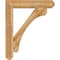Ekena Millwork Legacy Craftsman Rough Sawn Bracket, Western Red Cedar, 6"W x 38"D x 46"H BKT06X38X46LEC04RWR - alternate 3